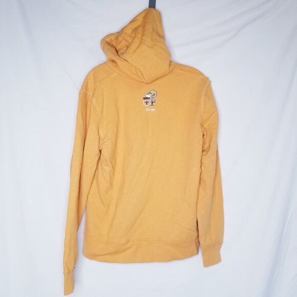New Orleans Saints Yellow Hoodie Sweatshirt Women's Size Large Retro Sport - Picture 2 of 8